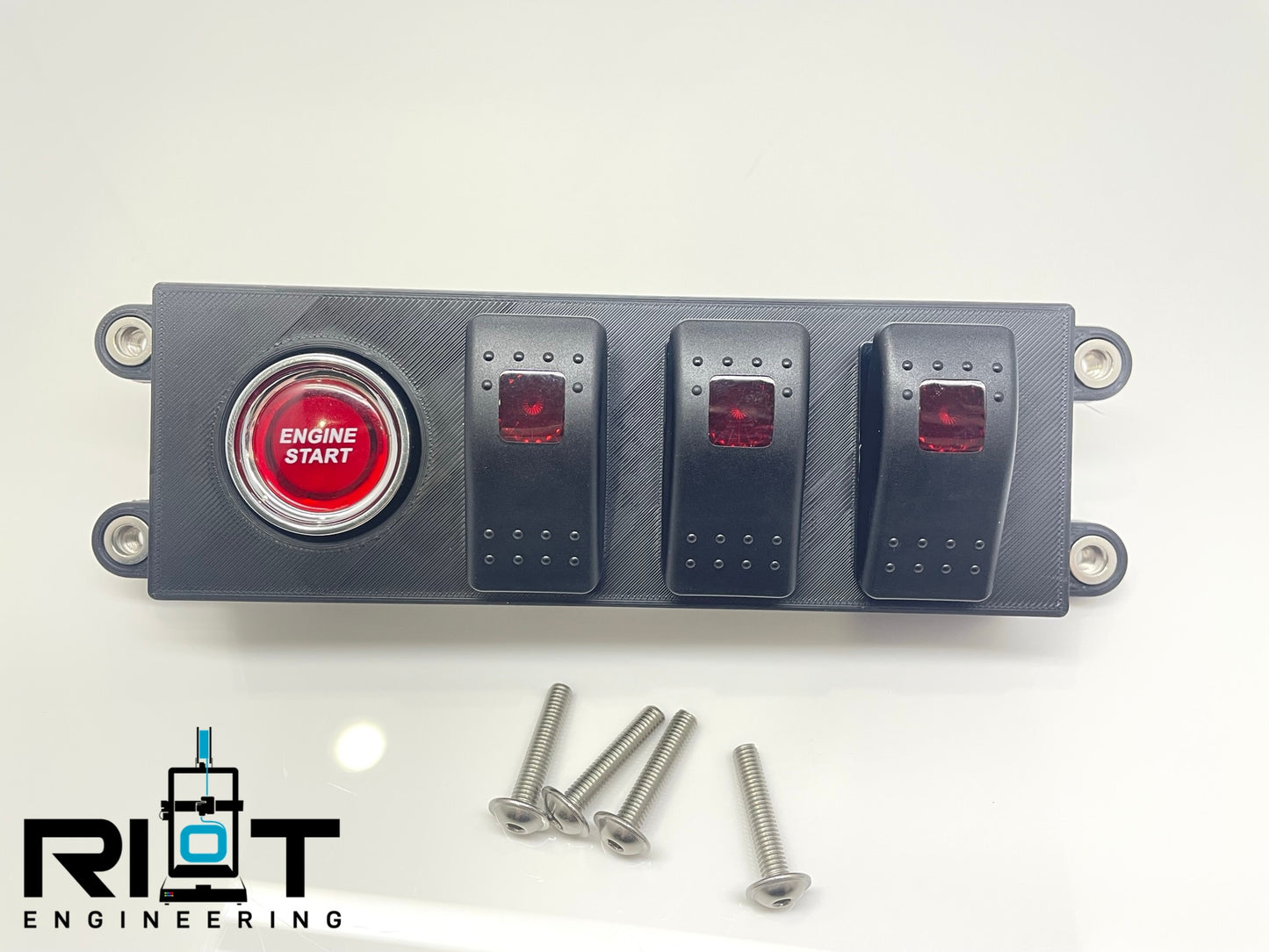 89-94 240sx Switch Panel - Push Button Start AC Bezel Mount Switches S13