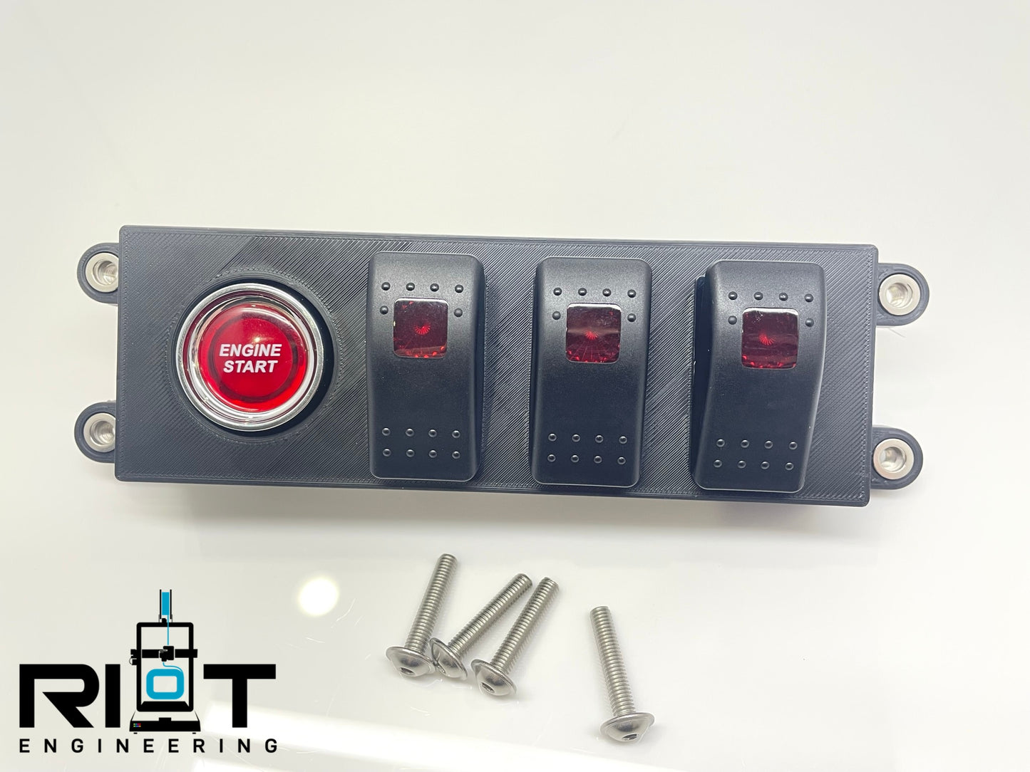 89-94 240sx Switch Panel - Push Button Start AC Bezel Mount Switches S13