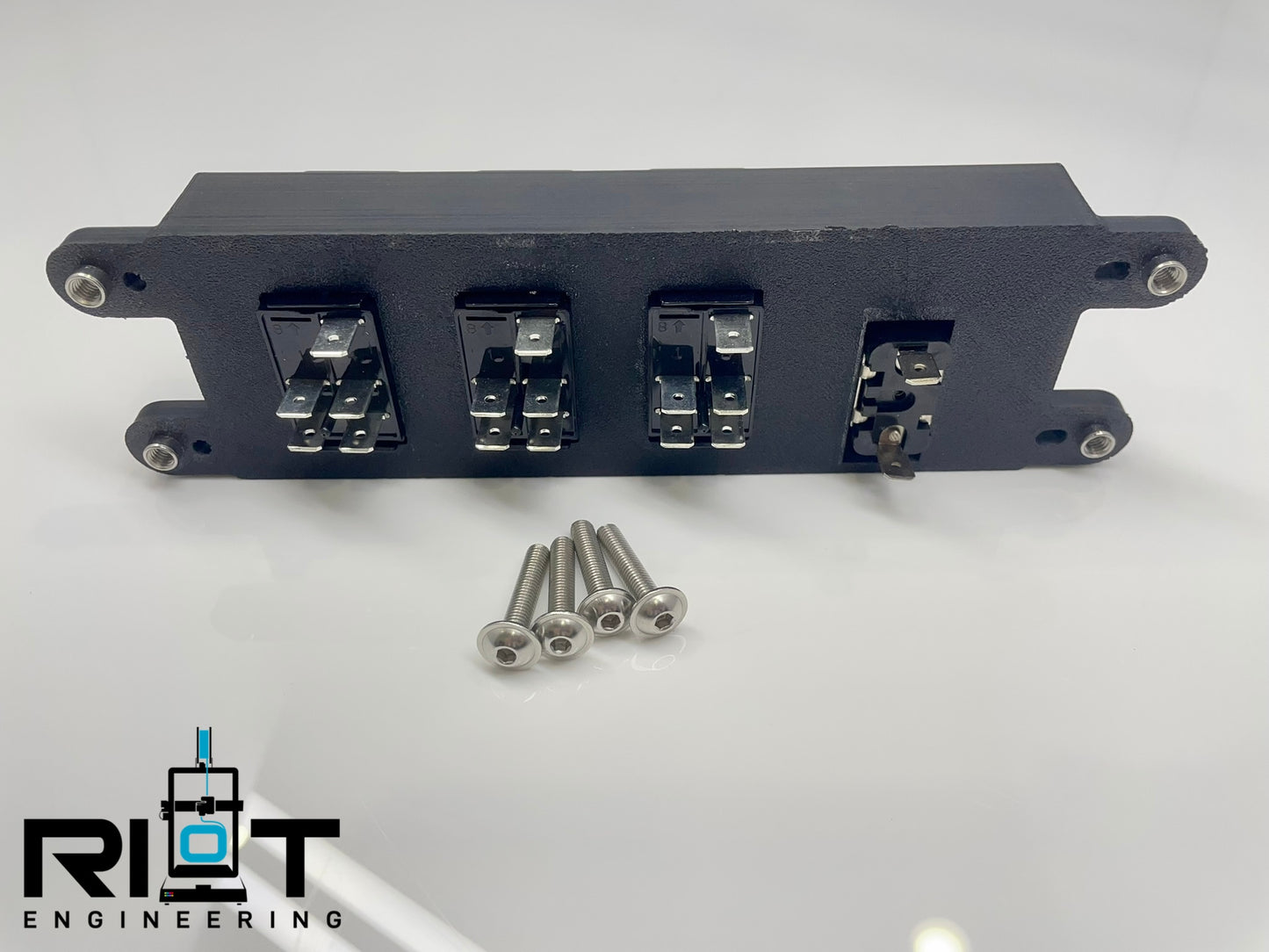 89-94 240sx Switch Panel - Race Style Toggle Switch - AC Bezel Mount LED Switches S13