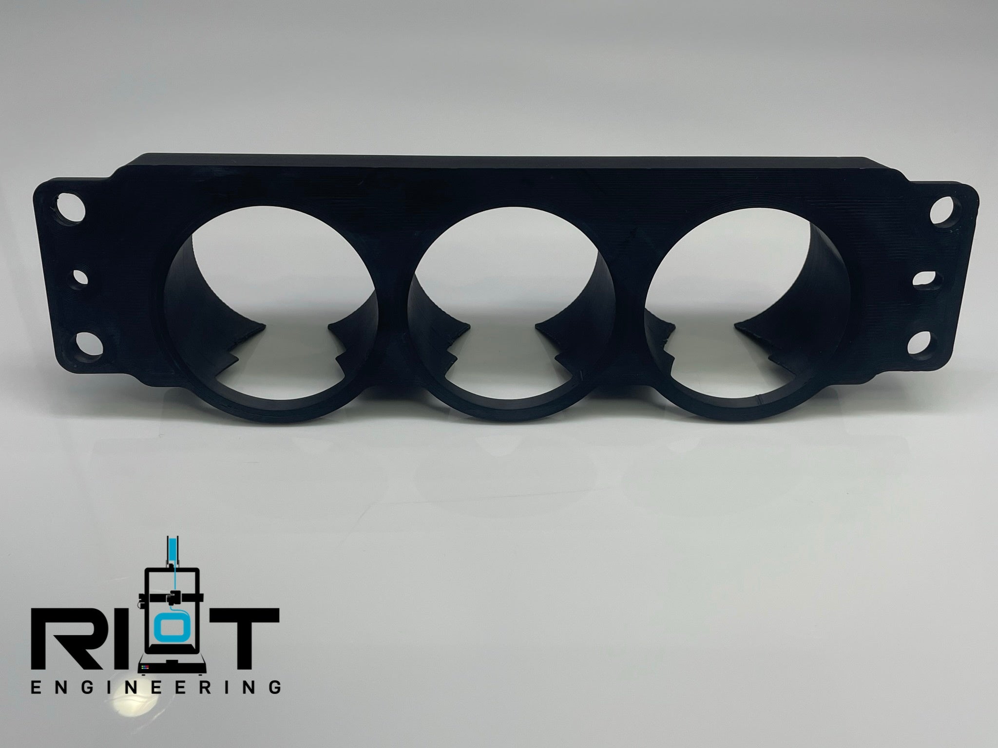 Turboconchs Lower Dash Finisher - 4 X 52mm Gauge Pod & Cig Lighter For 95-98 Nissan 240sx S14