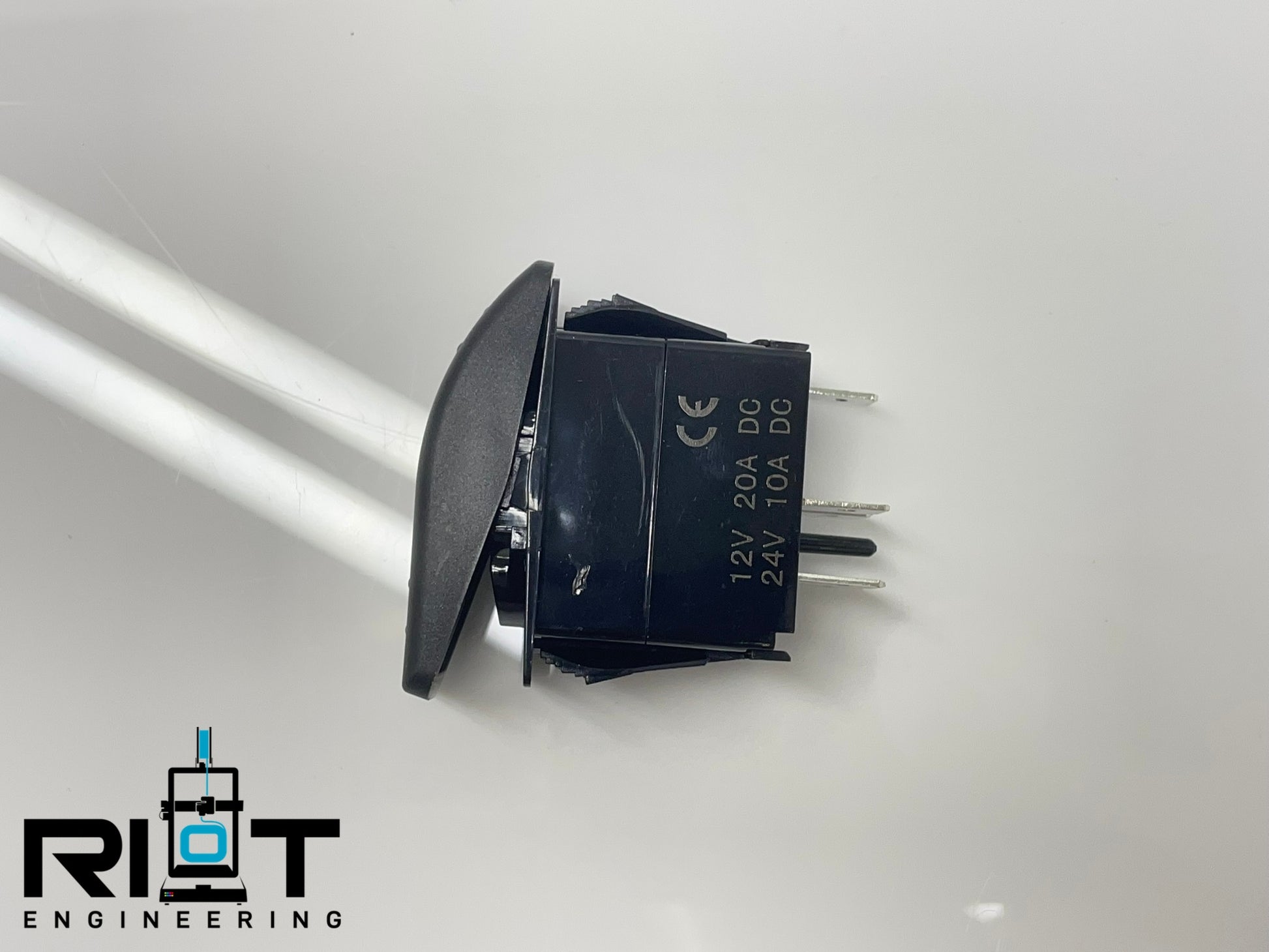 Replacement LED Toggle Switch - Red ON/OFF – Riot Engineering