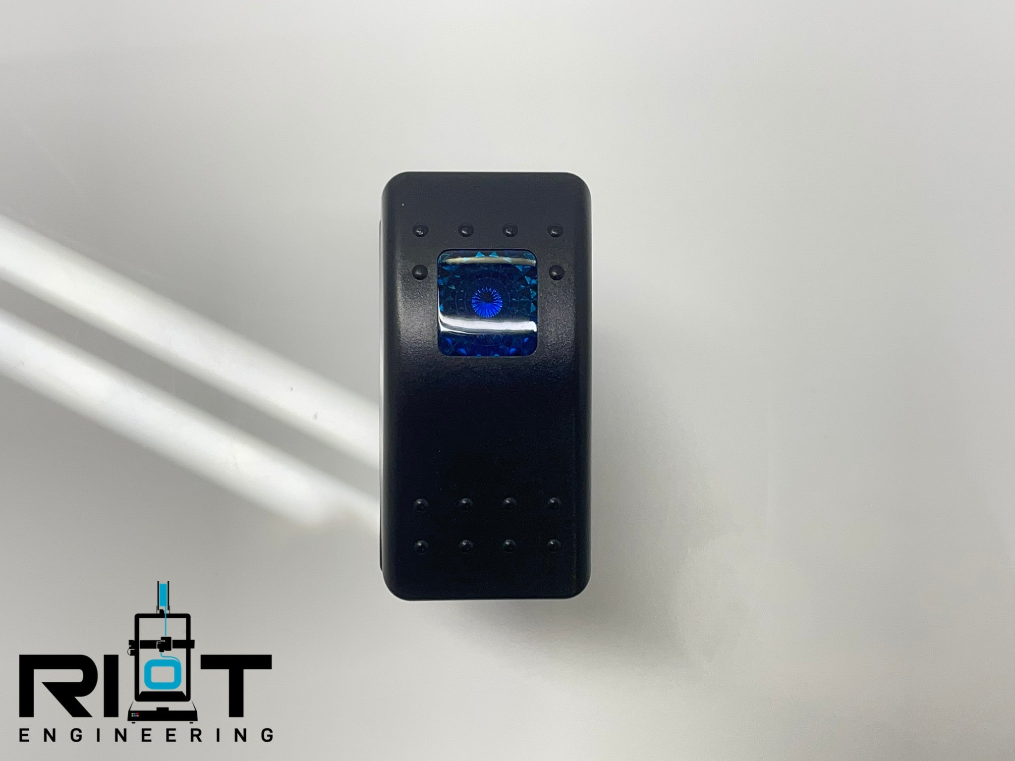 Replacement LED Toggle Switch - Blue ON/OFF – Riot Engineering