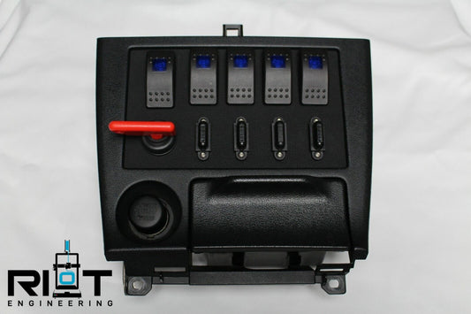 95-98 240sx Switch Panel - Battery Disconnect Toggle Switches Fuses