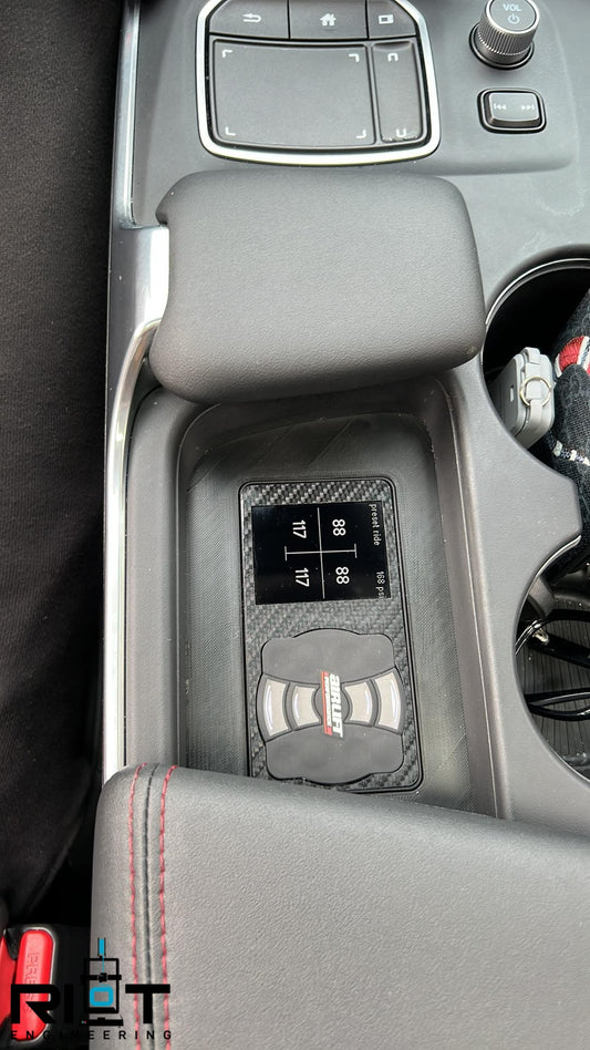 21-22 TLX Air Lift Controller Holder - Phone Charger Console Mounted Airlift Mount