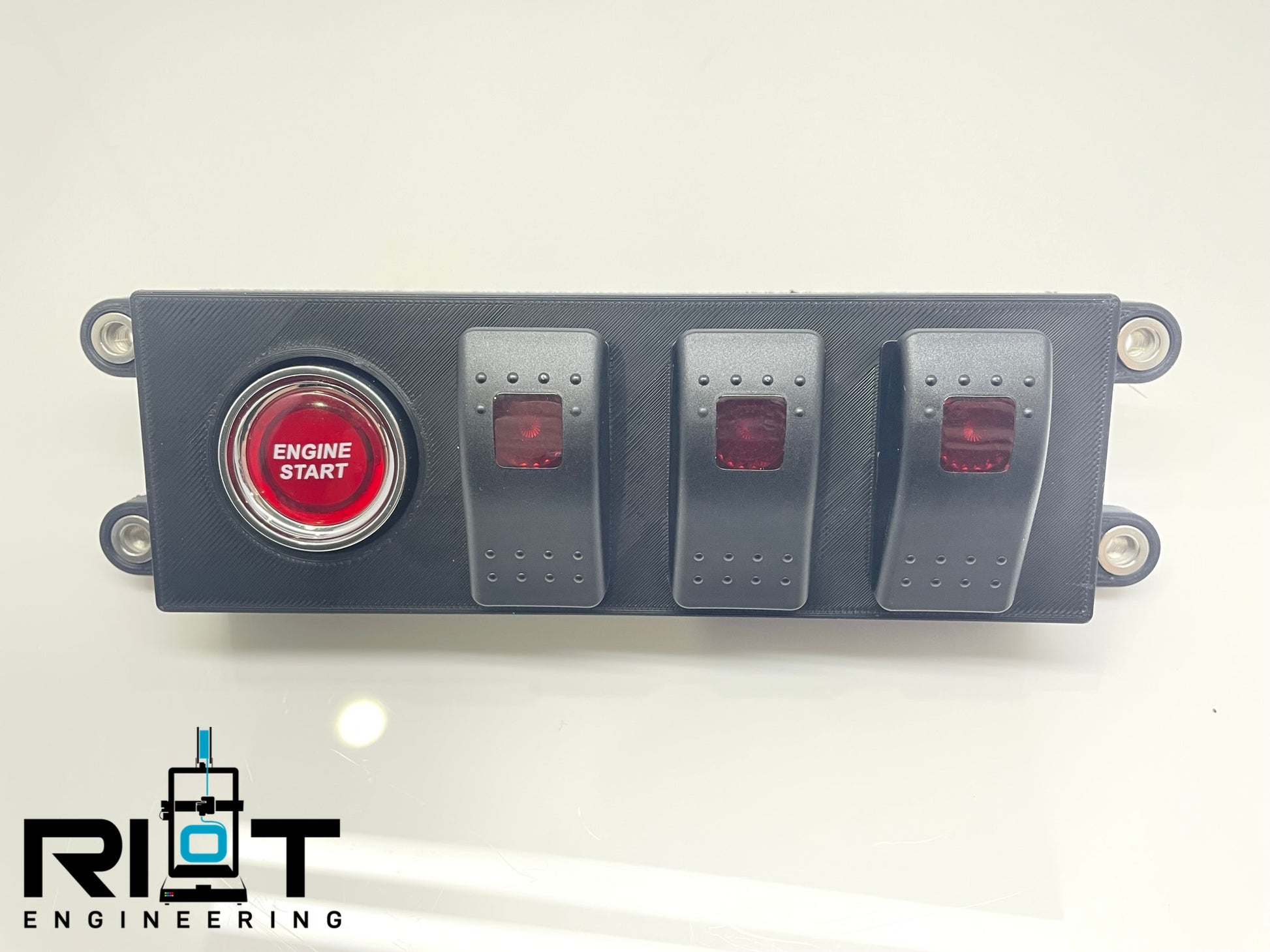 89-94 240sx Switch Panel - Push Button Start AC Bezel Mount Switches S ...