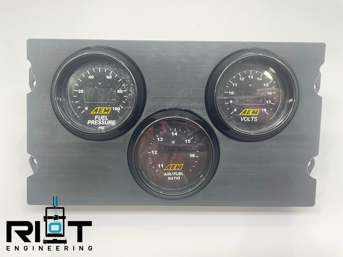 S14 52mm Gauge Panel - Radio Delete - OEM Mounted 3 Gauges