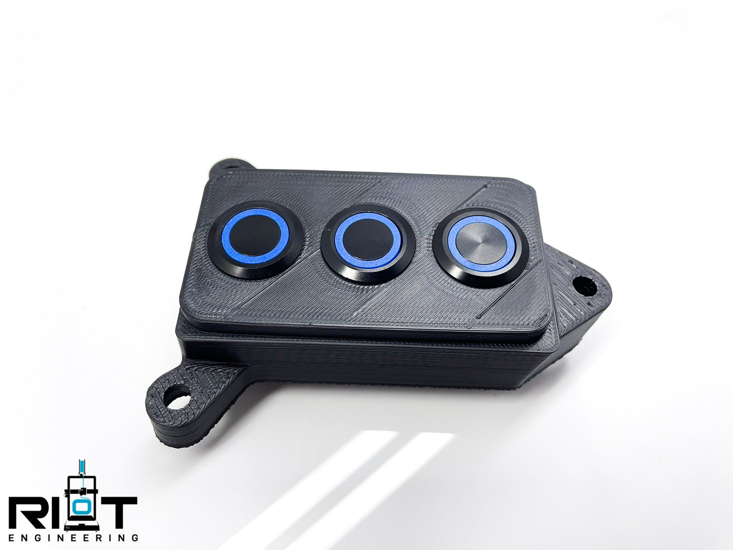 370Z Button Panel - 19mm Blue LED 3 Buttons - YAW Sensor Bypass