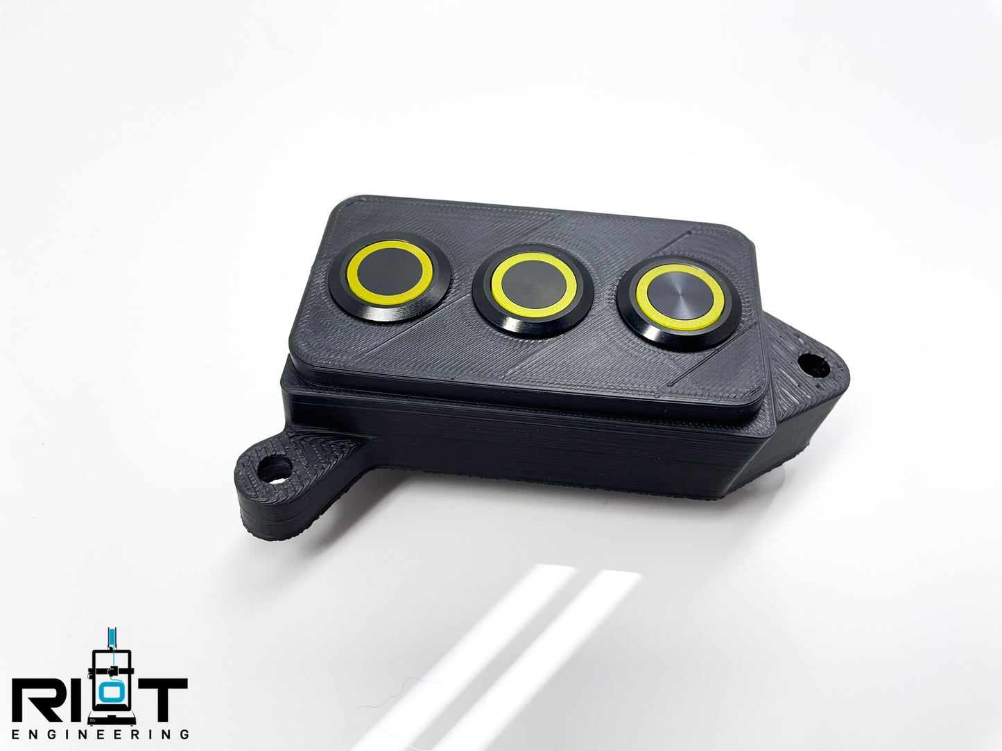 370Z Button Panel - 19mm Yellow LED 3 Buttons - YAW Sensor Bypass