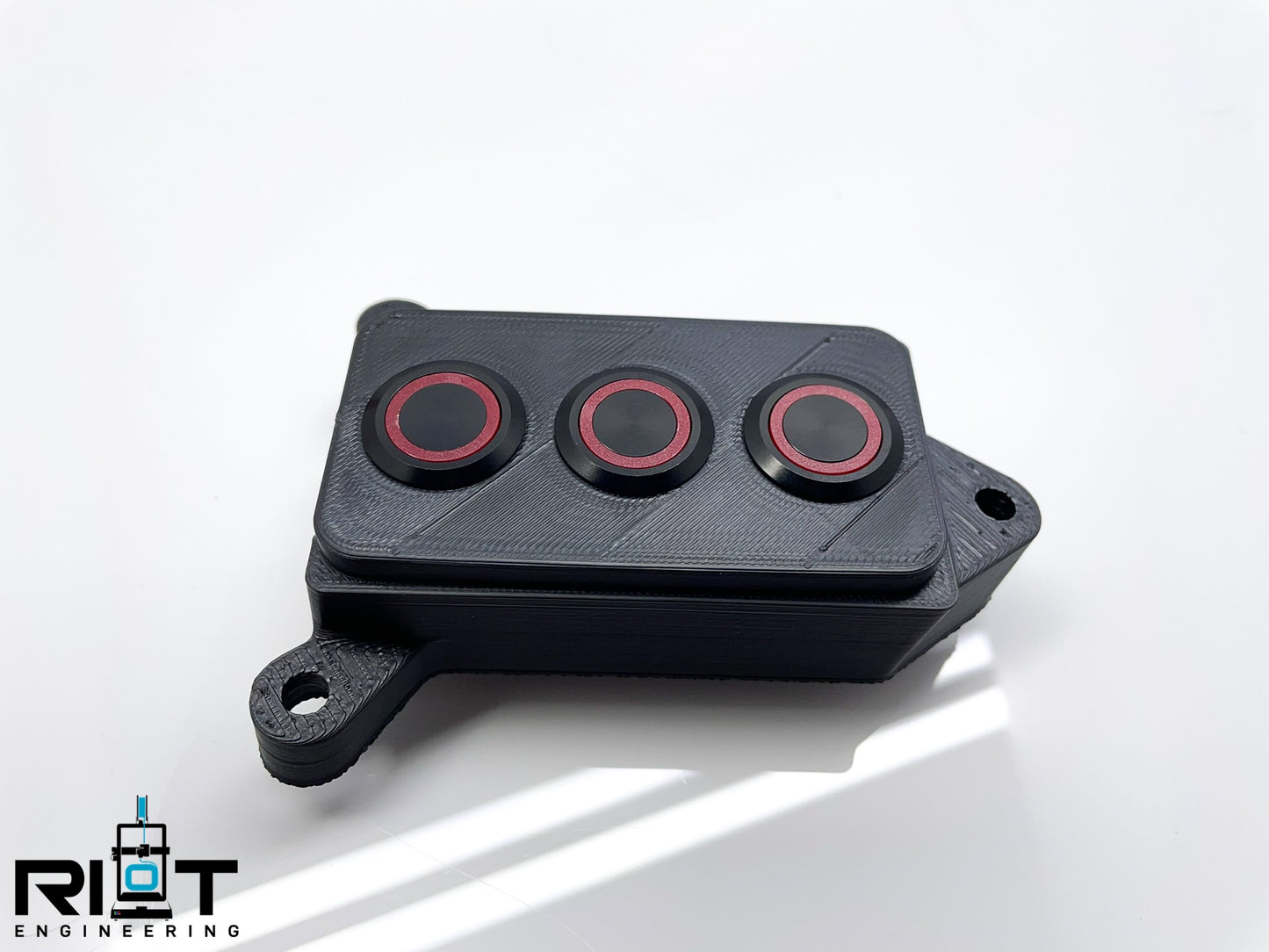 370Z Button Panel - 19mm Red LED 3 Buttons - YAW Sensor Bypass