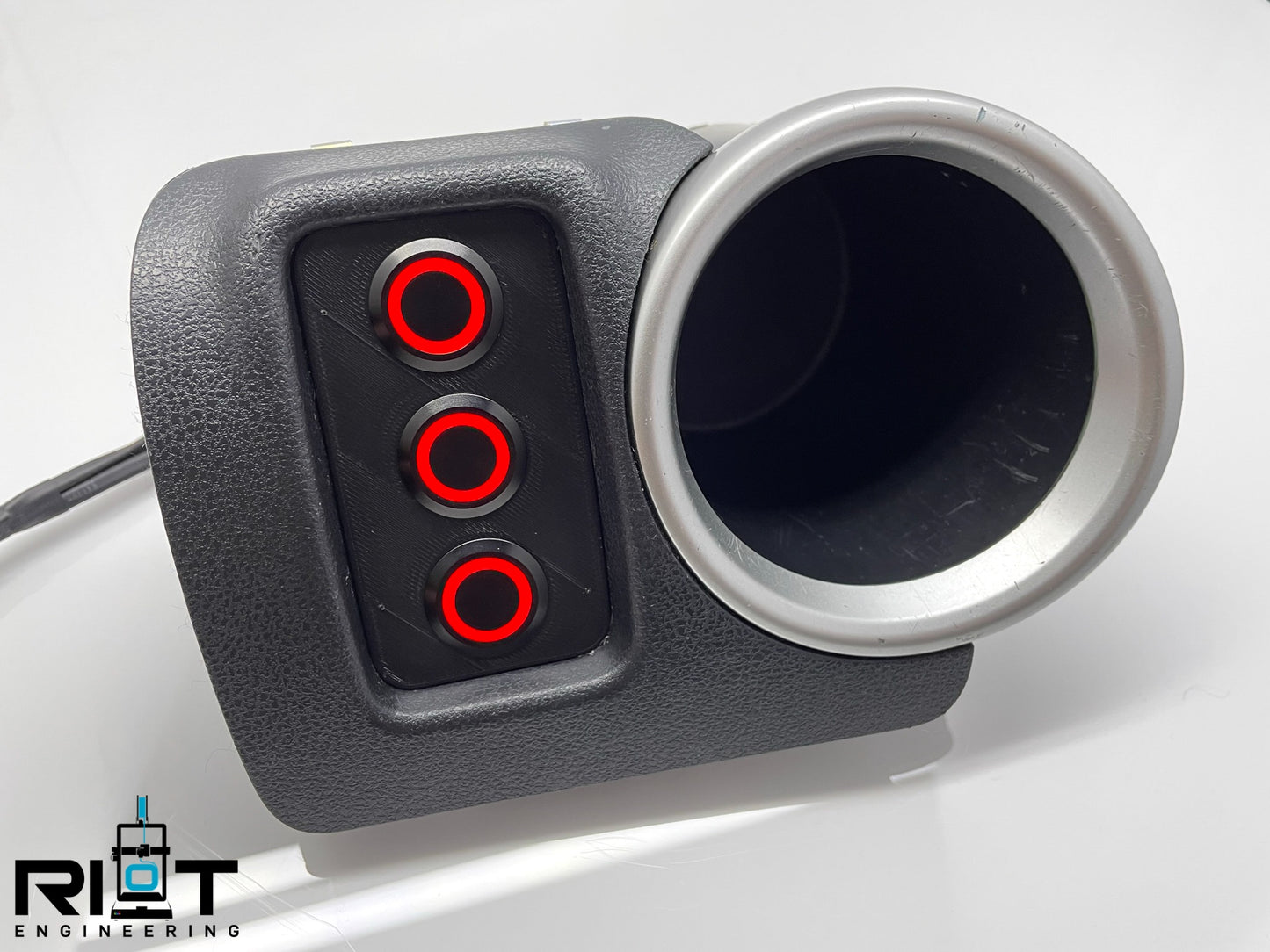 370Z Button Panel - 19mm Red LED 3 Buttons - YAW Sensor Bypass