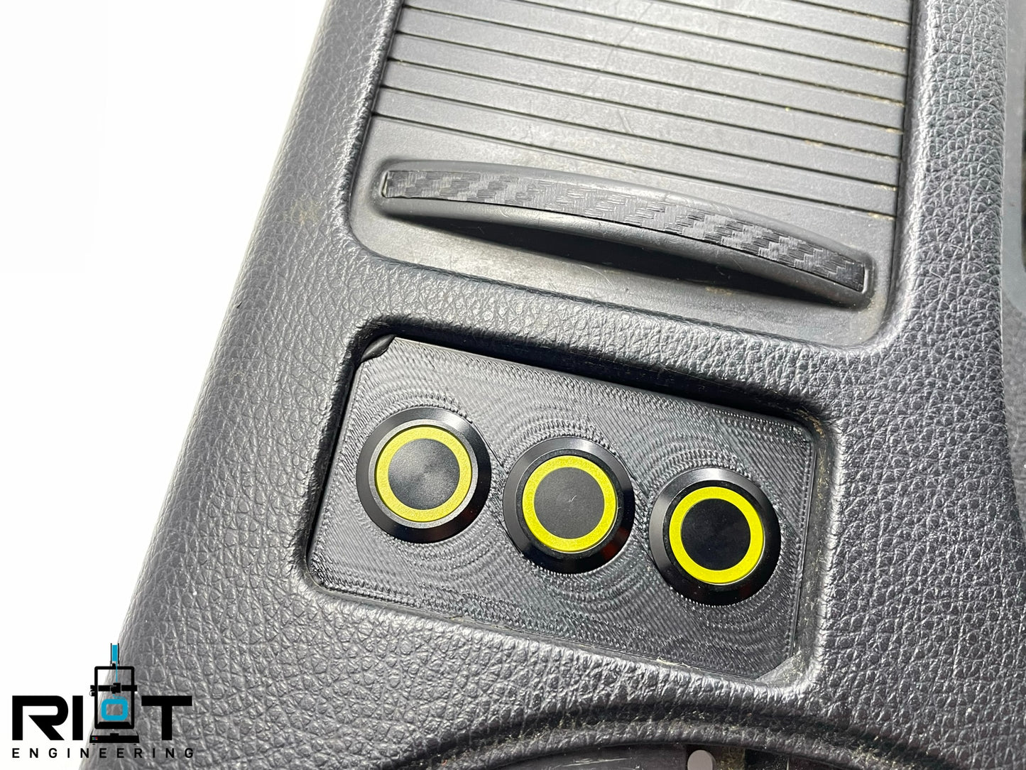 06-09 350Z 3 Button Panel - 3 Yellow 19mm LED Buttons - YAW Sensor Bypass