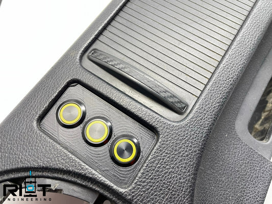 06-09 350Z 3 Button Panel - 3 Yellow 19mm LED Buttons - YAW Sensor Bypass