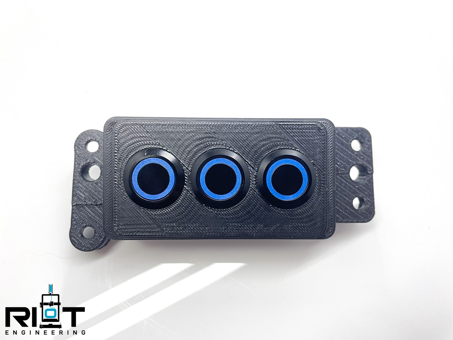 06-09 350Z 3 Button Panel - 3 Blue 19mm LED Buttons - YAW Sensor Bypass