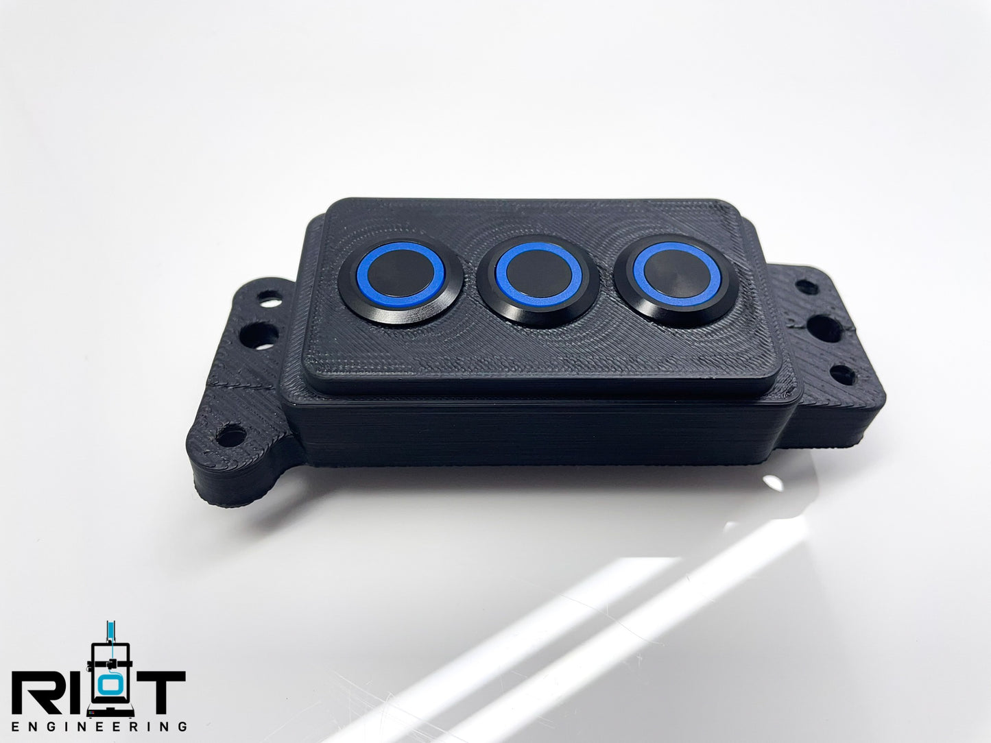 06-09 350Z 3 Button Panel - 3 Blue 19mm LED Buttons - YAW Sensor Bypass