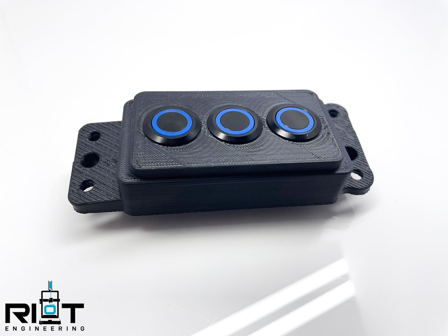 06-09 350Z 3 Button Panel - 3 Blue 19mm LED Buttons - YAW Sensor Bypass