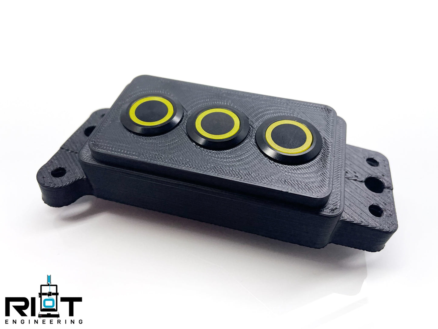 06-09 350Z 3 Button Panel - 3 Yellow 19mm LED Buttons - YAW Sensor Bypass