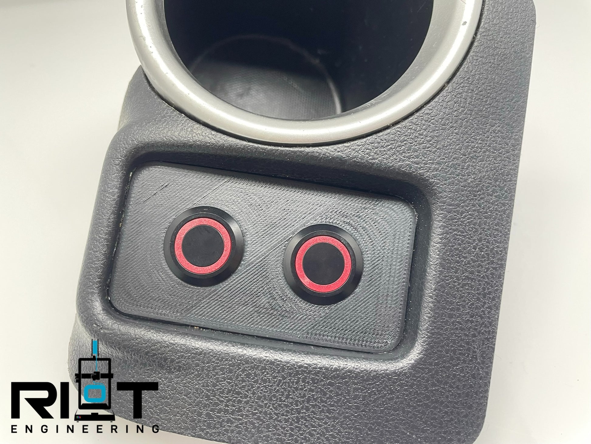 370Z Button Panel - 19mm Red LED Buttons - YAW Sensor Bypass - Seat Sw ...